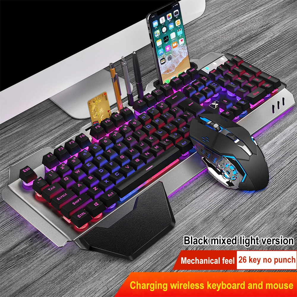 Gaming Keyboard Mouse And Headset Combo - Ensemble clavier et souris sans fil