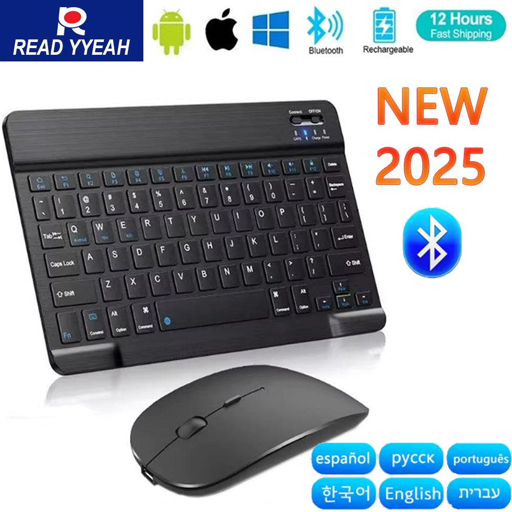 Gaming Keyboard Mouse Wireless - Nouveau 2025 Bluetooth clavier sans fil
