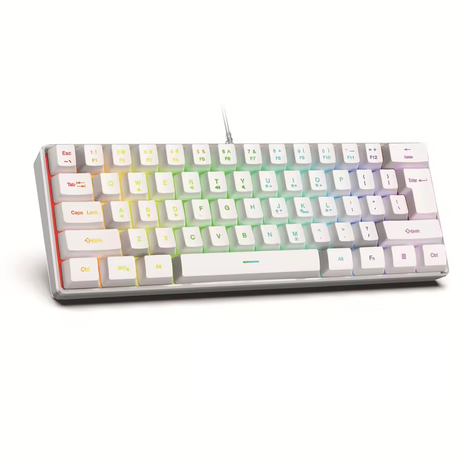 Gaming Keyboard Thocky - Nouveau clavier mécanique portable filaire mini