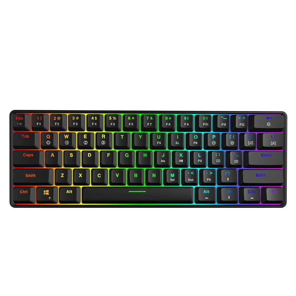 Gaming Keyboard Blue Switches - SKYLOONG GK61 Mini clavier optique Portable