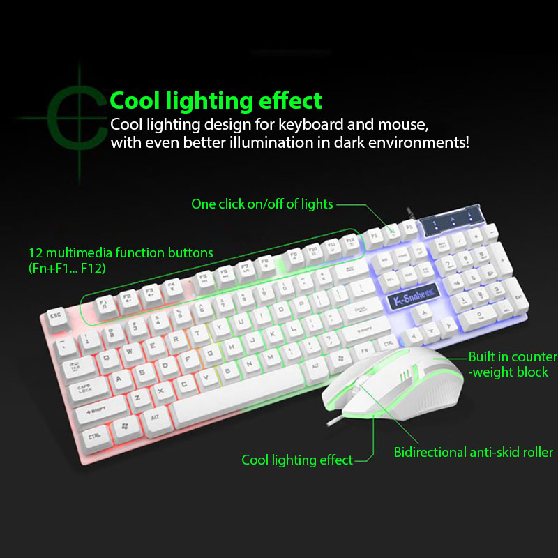 Ensemble clavier et souris KM3 - Gaming Keyboard And Mouse Mobile avis et prix