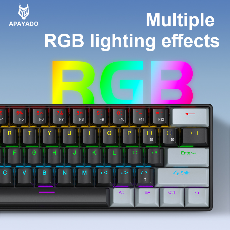 APAYADO K61 Mini clavier mécan - Gaming Keyboard Thocky avis et prix