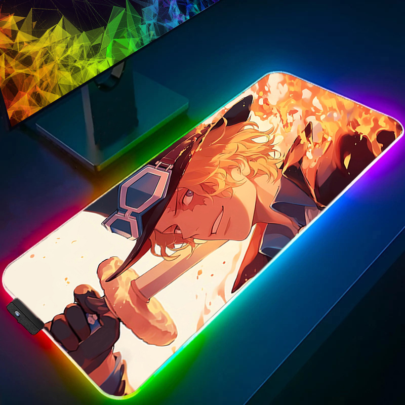 Tapis de souris LED pour clavi - Gaming Keyboard No Rgb avis et prix