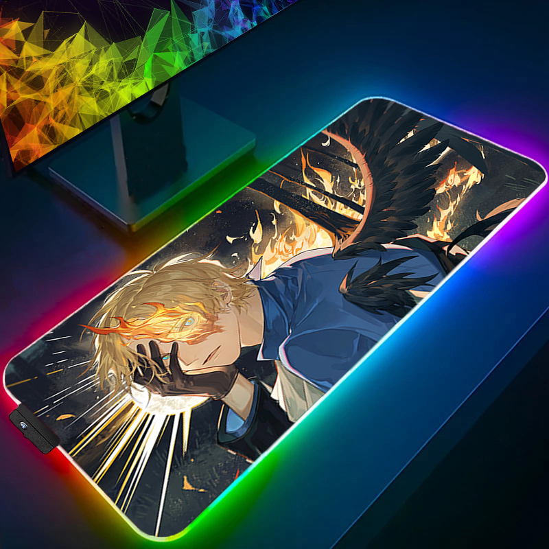 Tapis de souris LED pour clavi - Gaming Keyboard No Rgb avis et prix