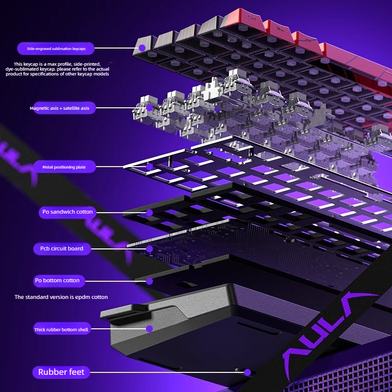 Clavier mécanique filaire pers - Gaming Keyboard Blue Switches avis et prix