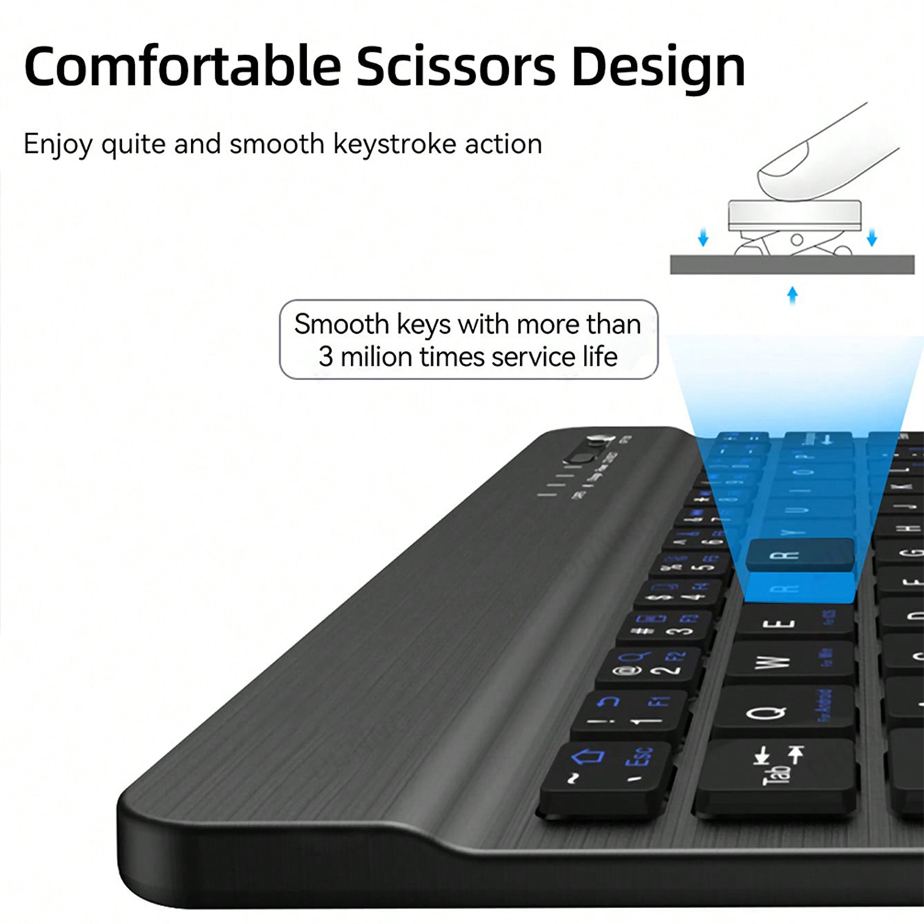 Clavier multilingue pour table - Gaming Keyboard Mouse Wireless avis et prix