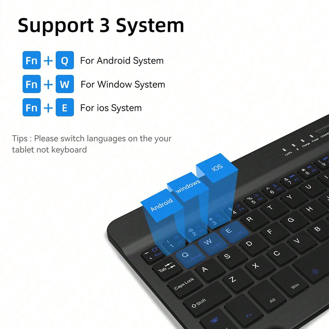 Clavier multilingue pour table - Gaming Keyboard Mouse Wireless avis et prix