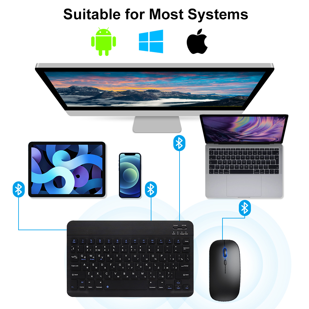 Clavier et souris Bluetooth po - Gaming Keyboard And Mouse Mobile avis et prix