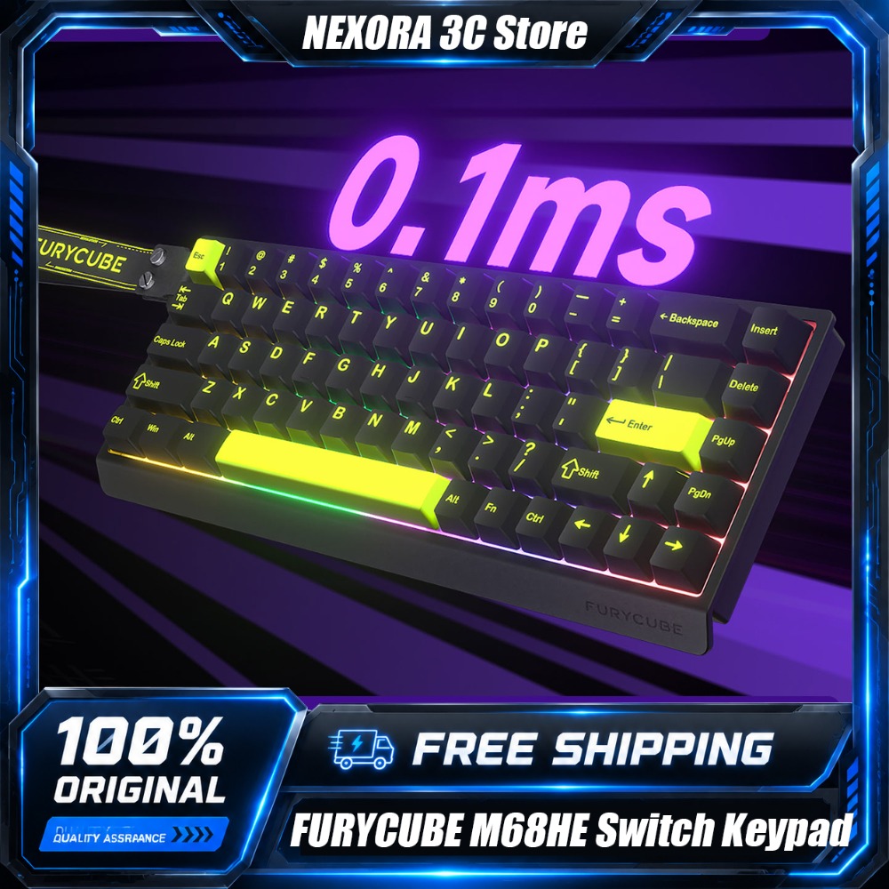 Clavier de jeu magnétique FURY - Gaming Keyboard Hall Effect Switches avis et prix