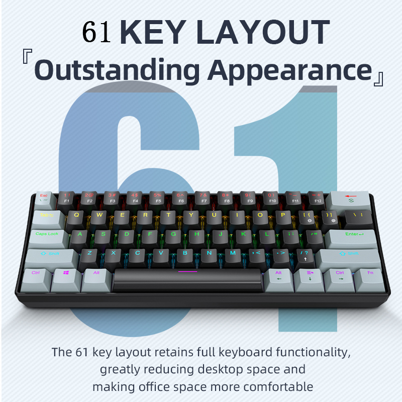 Clavier de jeu mécanique filai - Gaming Keyboard Thocky avis et prix