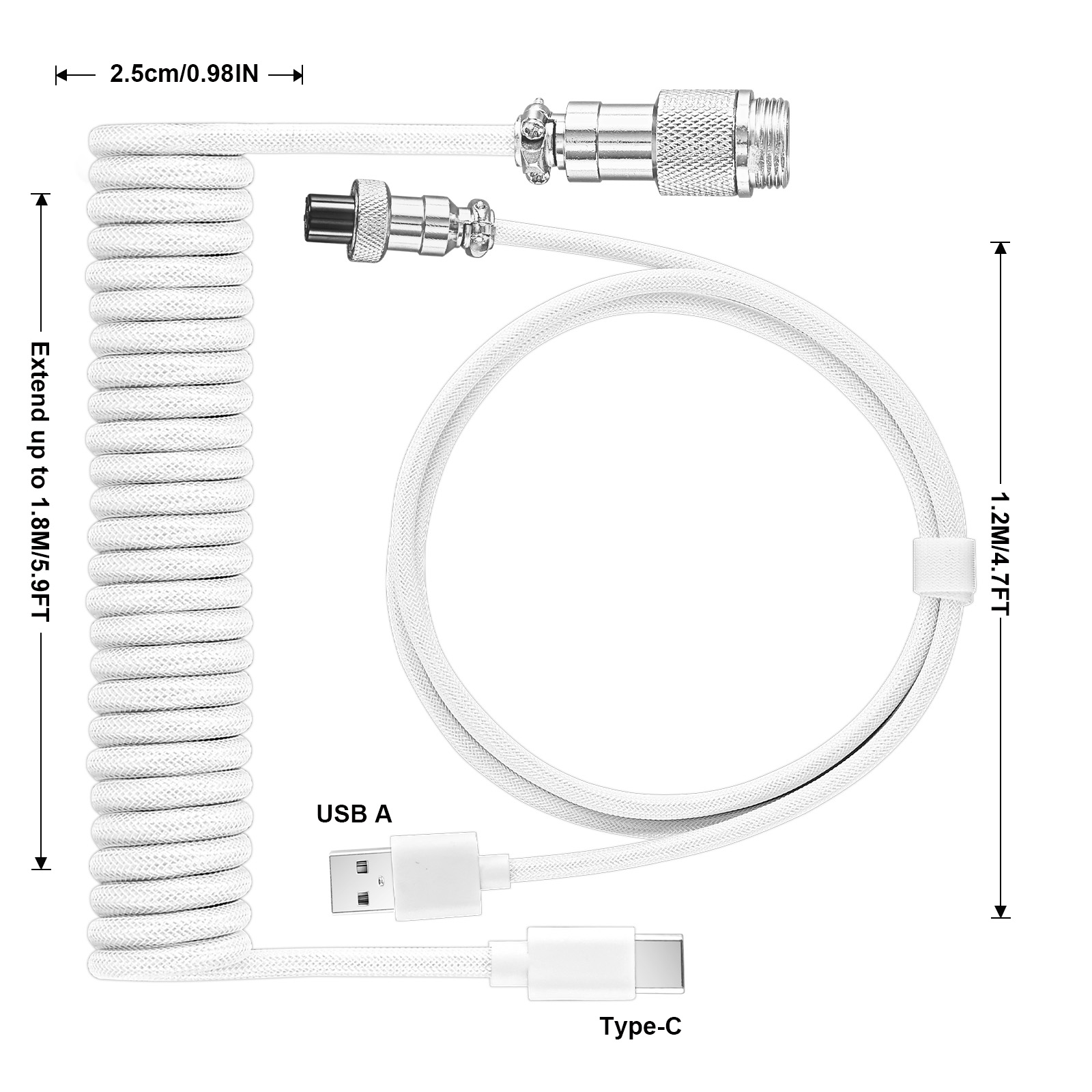 Câble USB Type C pour clavier  - Gaming Keyboard Type C avis et prix
