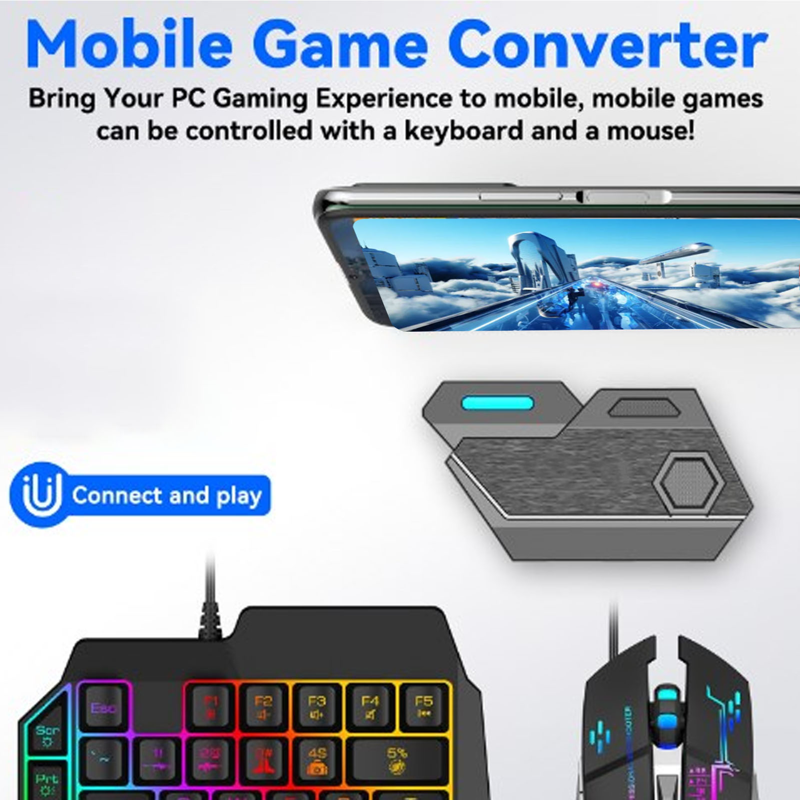 Pack combiné de jeu Mobile, co - Gaming Keyboard And Mouse Mobile avis et prix