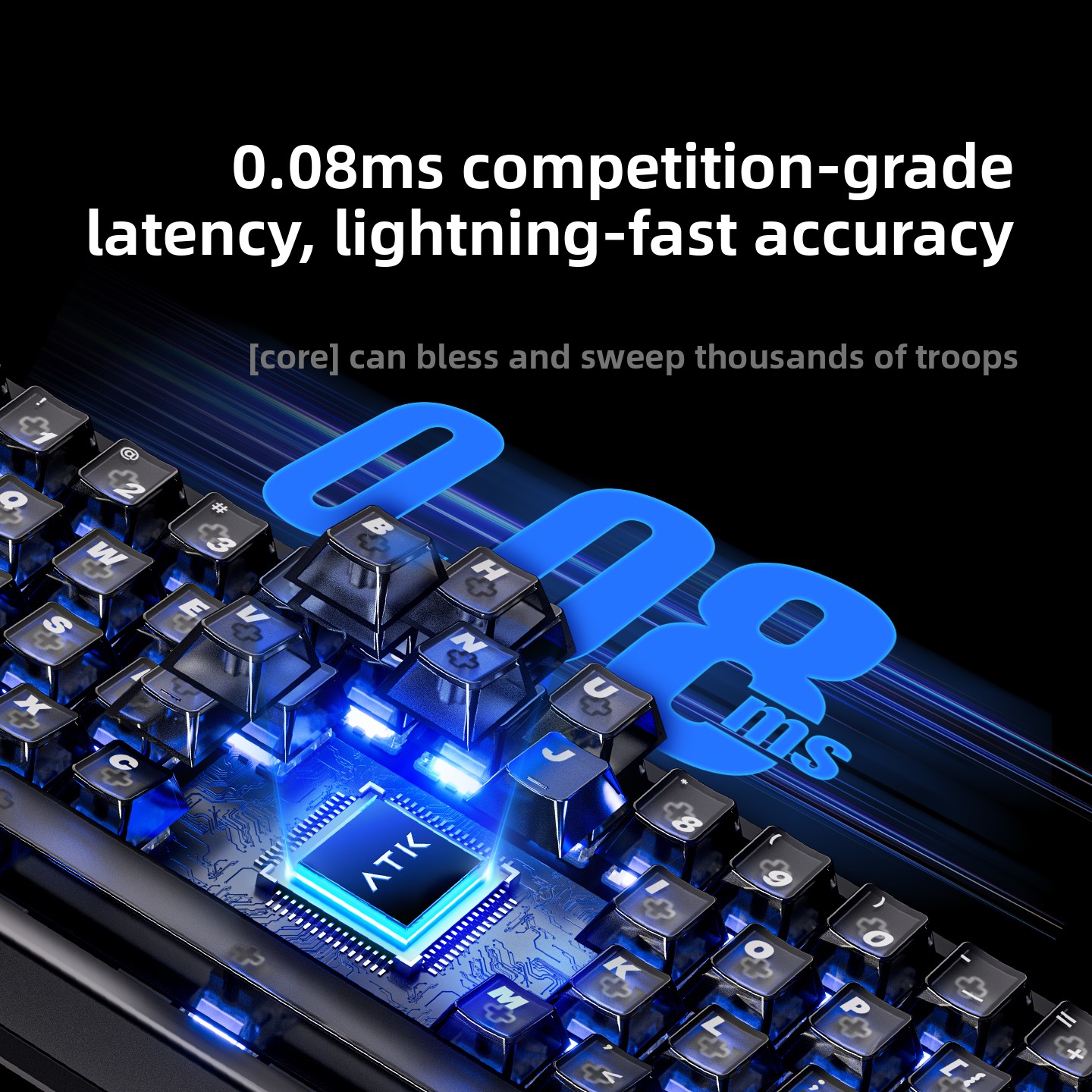 Clavier de jeu ATK 68RX à inte - Gaming Keyboard Hall Effect Switches avis et prix