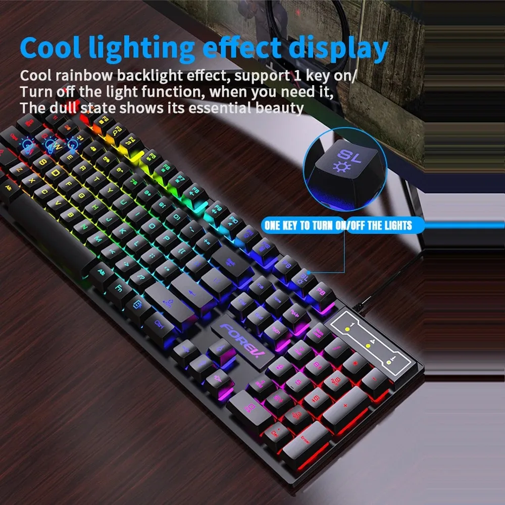 Clavier mécanique rétroéclairé - Gaming Keyboard Thocky avis et prix