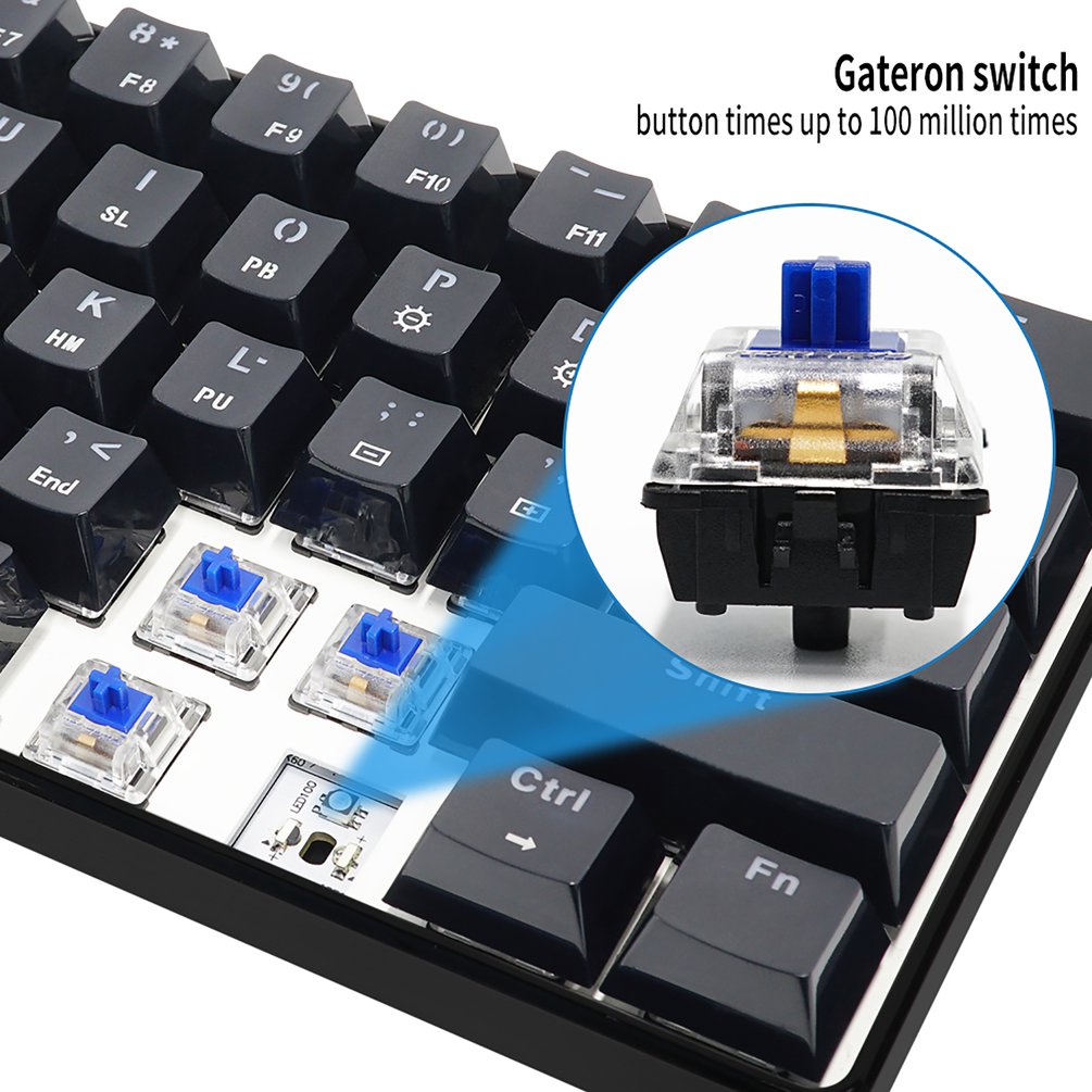 SKYLOONG GK61 Mini clavier opt - Gaming Keyboard Blue Switches avis et prix