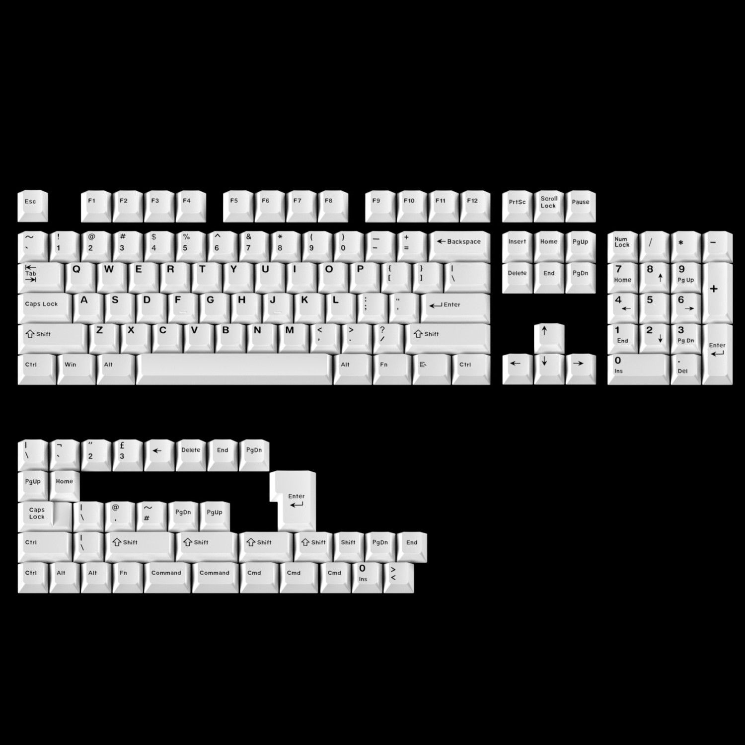 Capuchons de touches minimalis - Gaming Keyboard Extension avis et prix