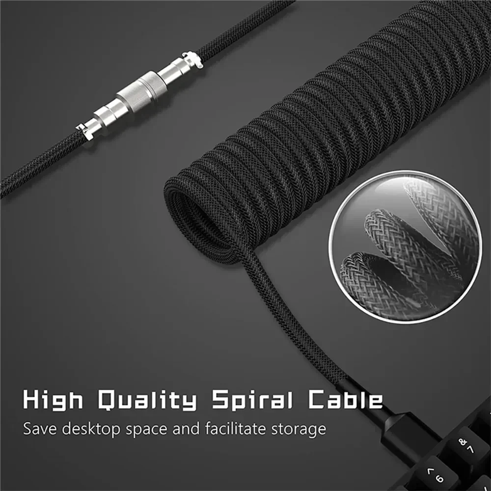 Câble en spirale pour clavier  - Gaming Keyboard Type C avis et prix
