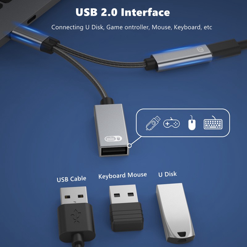 Adaptateur multifonctionnel au - Gaming Keyboard Type C avis et prix