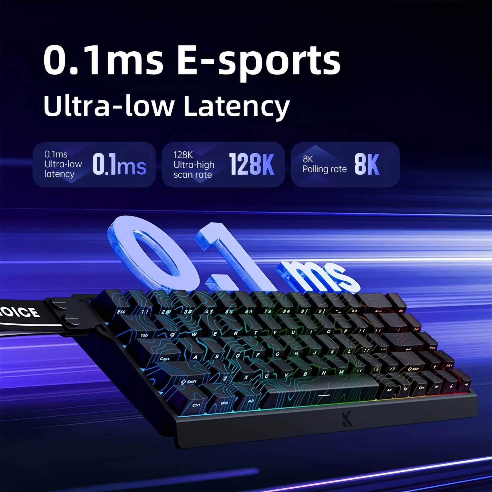 MCHOSE ACE 68 commutateur magn - Gaming Keyboard Hall Effect Switches avis et prix