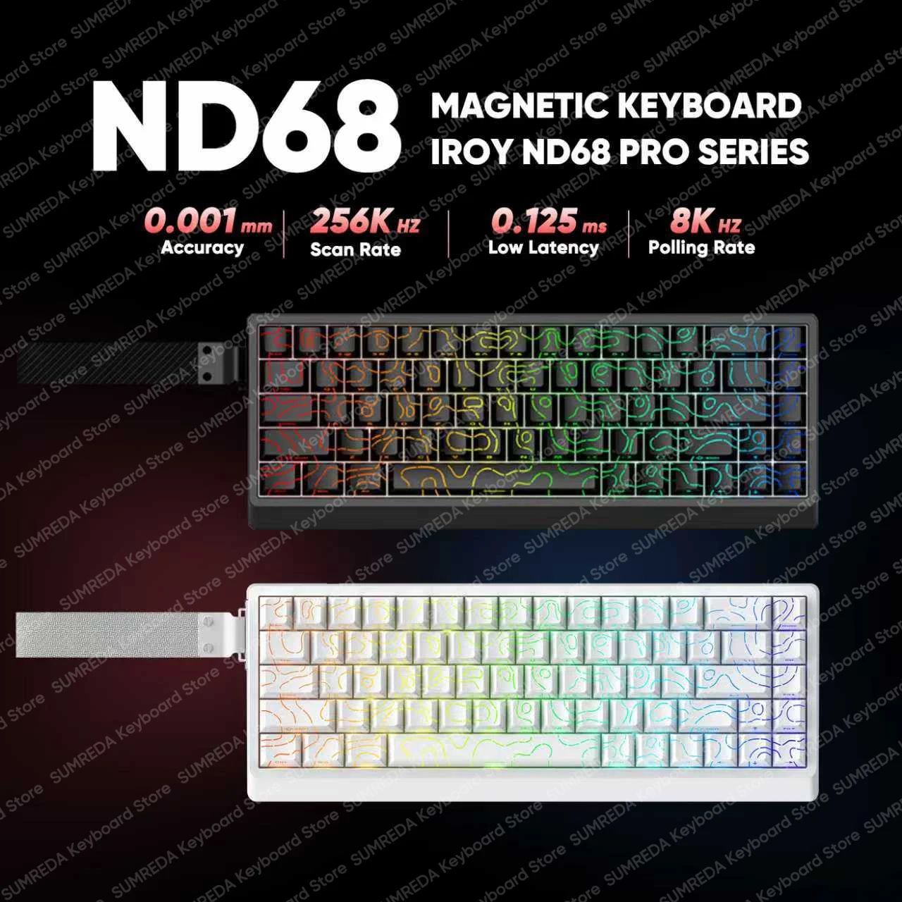 IROK ND68 ND68Pro effet Hall i - Gaming Keyboard Hall Effect Switches avis et prix